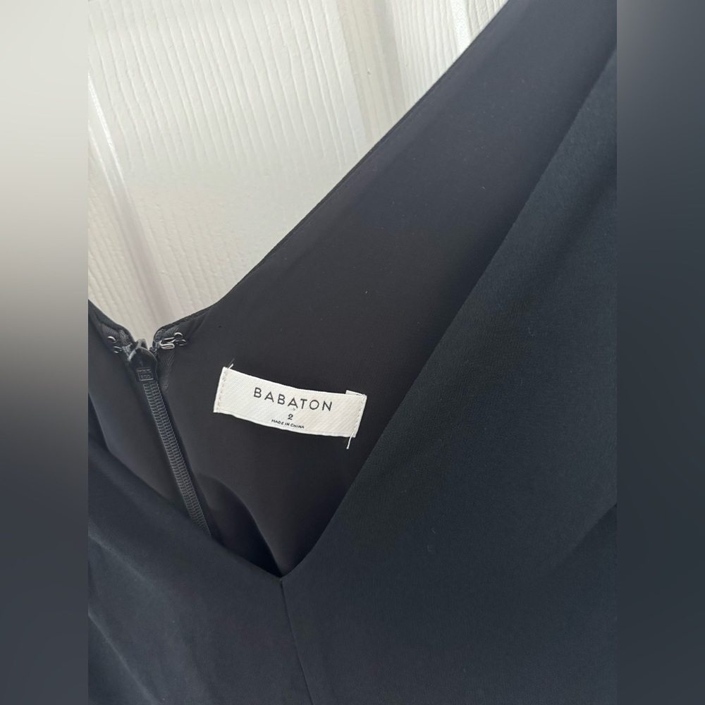 ❣️SOLD❣️Aritzia Babaton Marcus Black Jumpsuit Size 2 - Picture 6 of 10